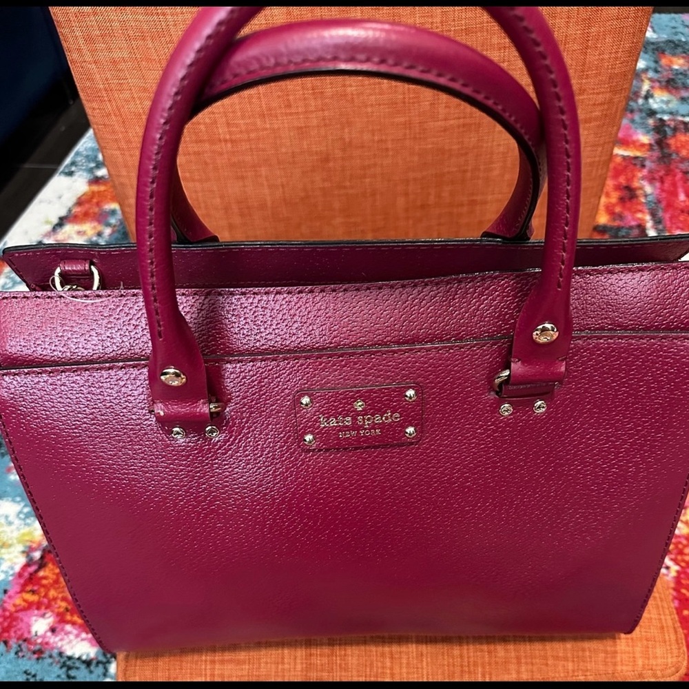 Kate Spade Plum Satchel Bag